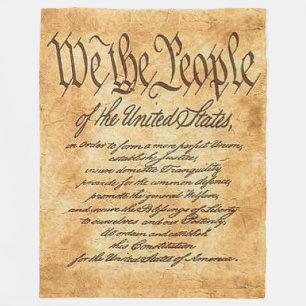 WE the PEOPLE Fleece Blanket