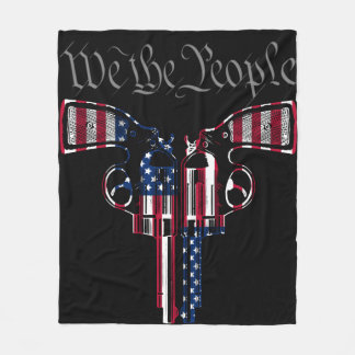 We The People Fleece Blanket