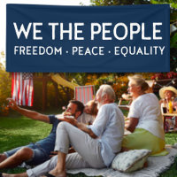 WE THE PEOPLE Freedom Peace Equality | 4th of July