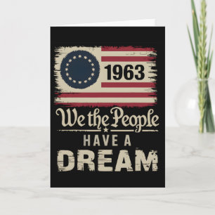 We The People Have A Dream Black History Month 1 Card