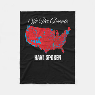 We The People Have Spoken Fleece Blanket