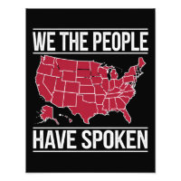 We the People Have Spoken Map of 2024 Election