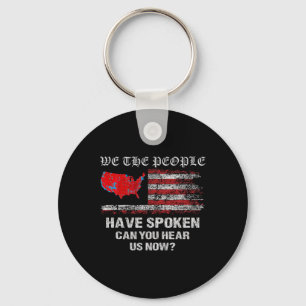 We The People Have Spoken Map Of 2024 Election Res Keychain
