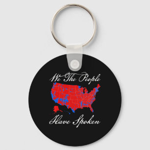 We The People Have Spoken Map Of 2024 Election Res Keychain