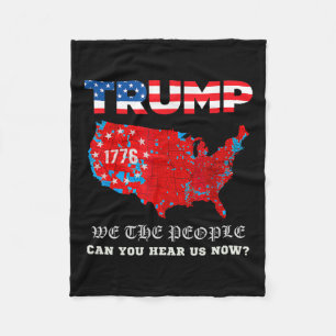 We The People Have Spoken Tee Usa Election 2024 Re Fleece Blanket