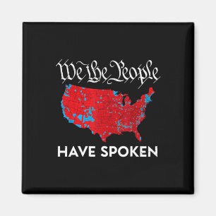 We The People Have Spoken Trump 2024 Election Map  Magnet
