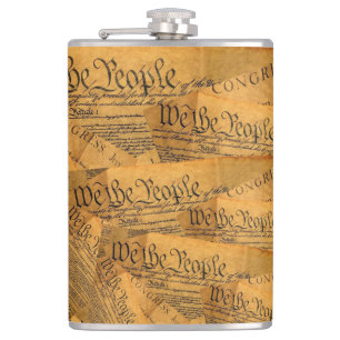 We The People Hip Flask