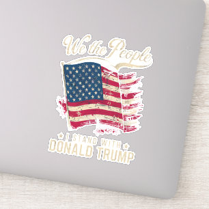 We The People I Stand With Donald Trump Vintage
