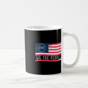 We The People Independence Day 4th Of July Flag  Coffee Mug