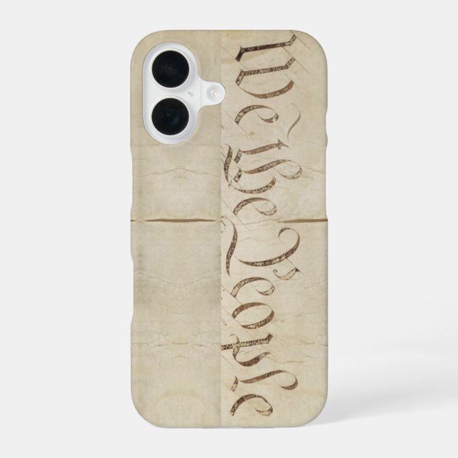 We the People iPhone 16 Case (Back)