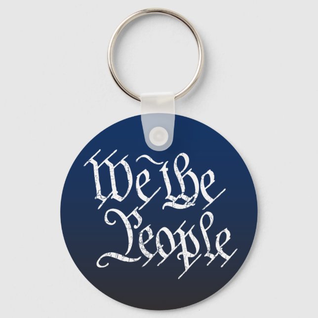 We The People Keychain (Front)