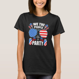 We The People Like To Party 4th Of July Beer Women T-Shirt