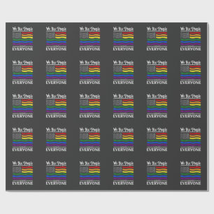 We The People Means Everyone LGBTQ Pride Month  Wrapping Paper