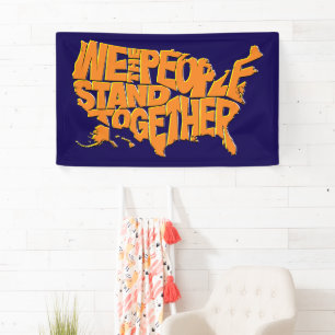 We the People Stand Together Banner