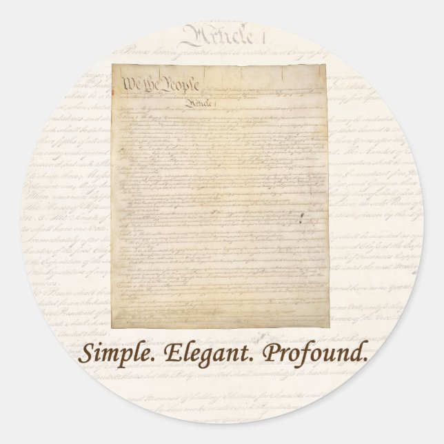 We the People - Sticker #1 (Front)