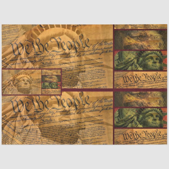 We The People Tissue Paper (Front)