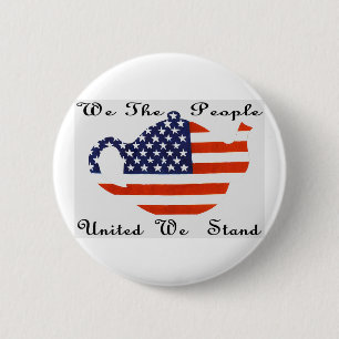 We The People  United  We Stand Button