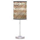 WE THE PEOPLE VINTAGE AMERICAN FLAG LAMP