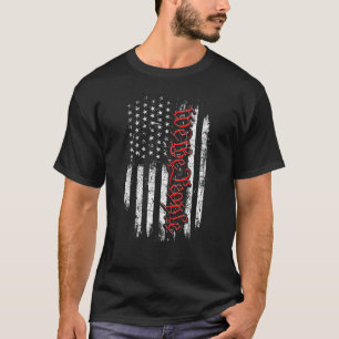 We The People Vintage American Flag Patriotic 4th  T-Shirt