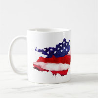 *~* We The People Watercolor American USA Flag 