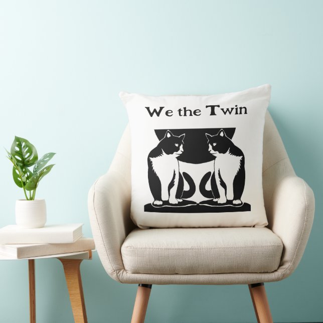 We the Twin  Throw Pillow (Chair)