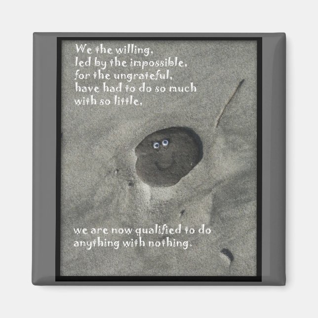 We The Willing Magnet (Front)