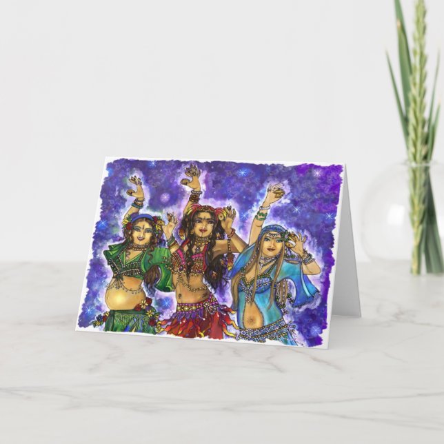 We Three Greeting Card (Front)