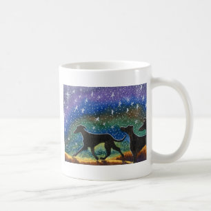We three greyhound dogs coffee mug
