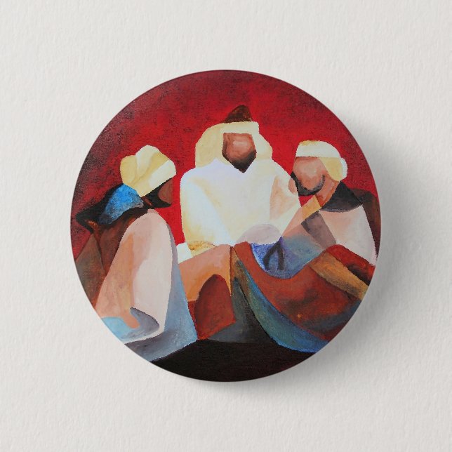 We Three Kings 2 Inch Round Button (Front)