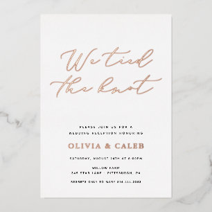 We tied the Knot Elopement Celebration Real