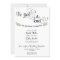 We Tied the Knot Wedding Reception Invitation