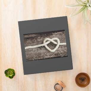 "WE TIED THE NOTE"   3 RING BINDER