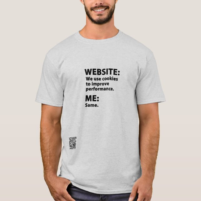 We use cookies T-Shirt (Front)