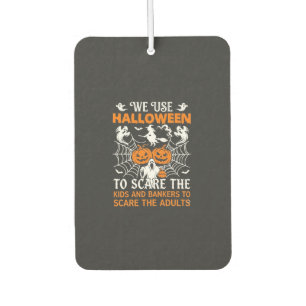 We Use Halloween Scare Ghost Pumpkins Witch Spider Air Freshener