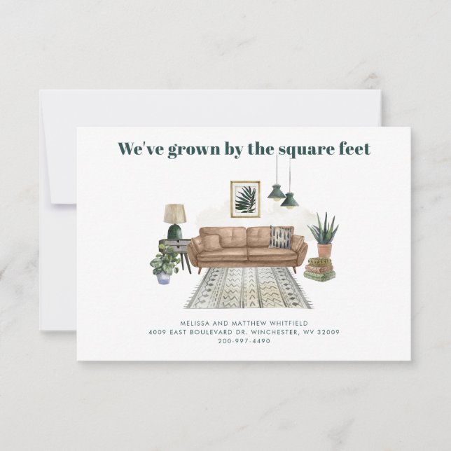 We’ve Moved Change of Address Moving Announcement (Front)