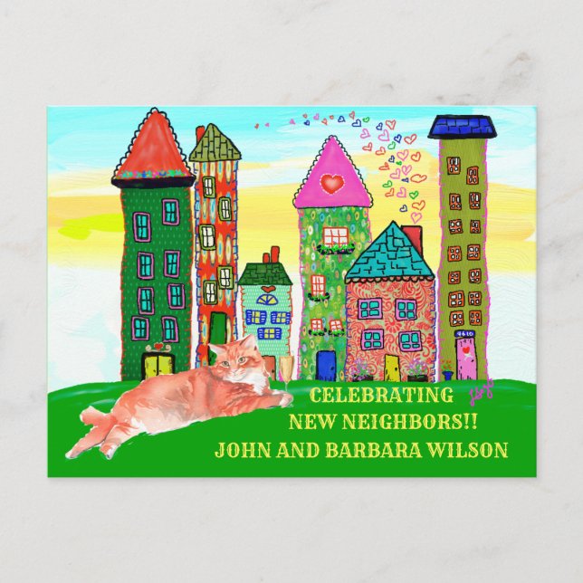 We’ve Moved Classic City Apartments Moving Announcement Postcard (Front)