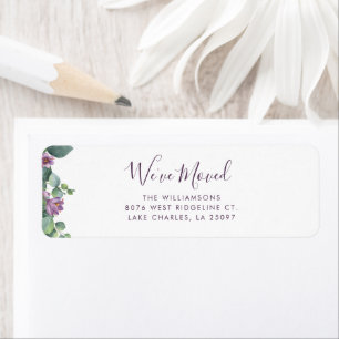 We’ve Moved Moving Announcement Return Address
