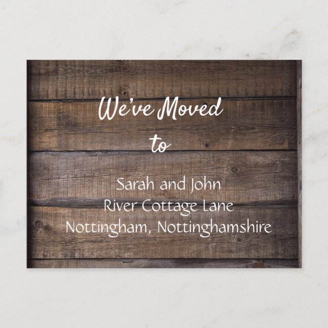 We’ve Moved New Address Announcement Postcard (Front)