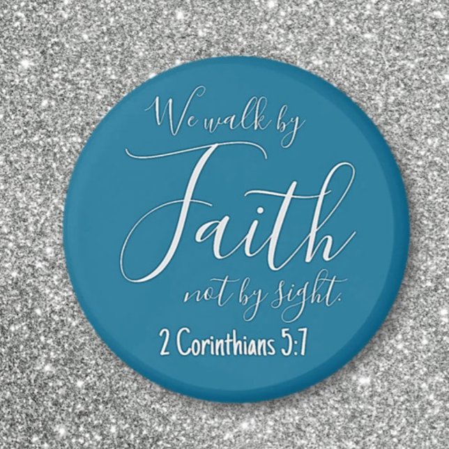 We Walk by Faith Magnet (Creator Uploaded)