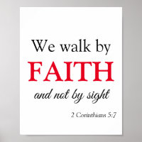 We walk by Faith