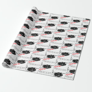 We Want World Peace and Freedom, Stop the War Wrapping Paper