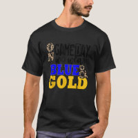 We Wear Blue And Gold School Spirit