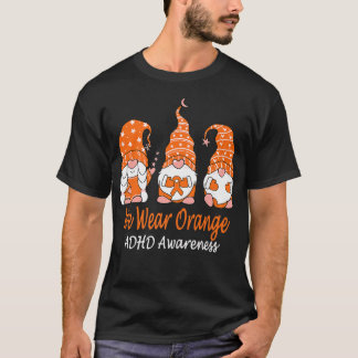 We Wear ORANGE For ADHD Awareness Premium T-Shirt