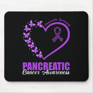 We Wear Purple For Pancreatic Cancer Awareness Mouse Pad