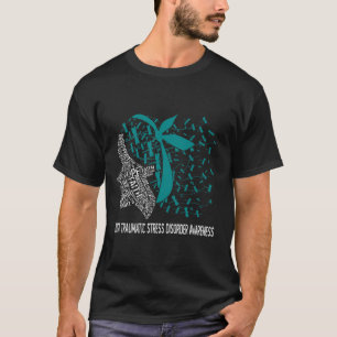 We Wear Teal For Post Traumatic Stress Disorder Aw T-Shirt