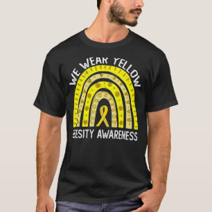 We Wear Yellow For Obesity Awareness T-Shirt