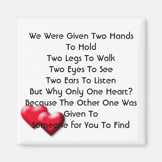 We Were Given Magnet (Front)