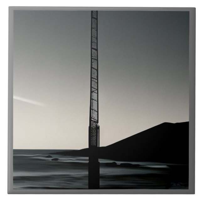 We Were Here large ceramic tile (Front)