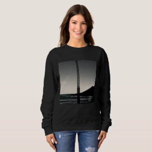 We Were Here w title women black sweatshirt