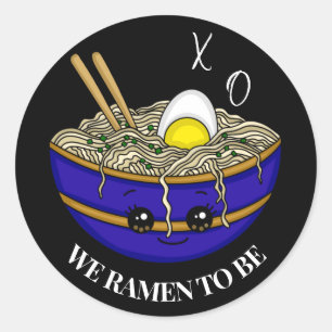 We Were Meant To Be   Funny Pun  Classic Round Sticker